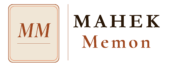 Mahek Memon digital marketing freelancer logo — Amravati, India